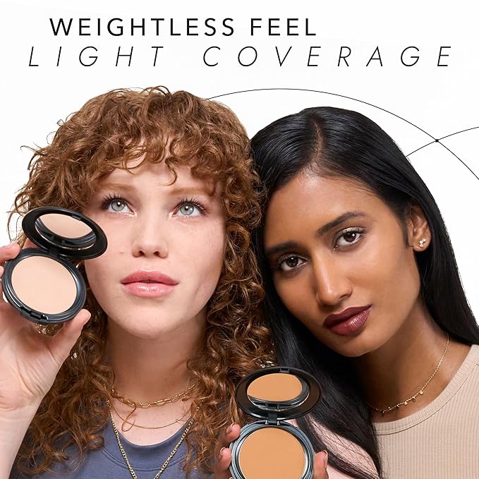 COVER FX Pressed Mineral Foundation - Shade T4 - Weightless Powder Foundation - Buildable Light to Full Coverage - Matte Finish - All Skin Types