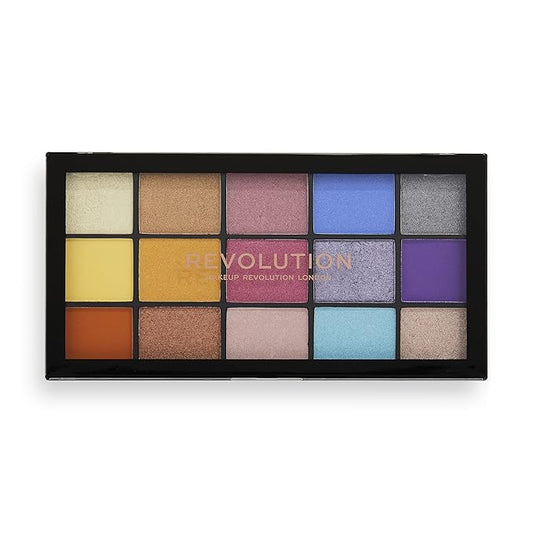 Makeup Revolution, Reloaded, Eyeshadow Palette, Spirited Love, 15 Shades, 16.5g