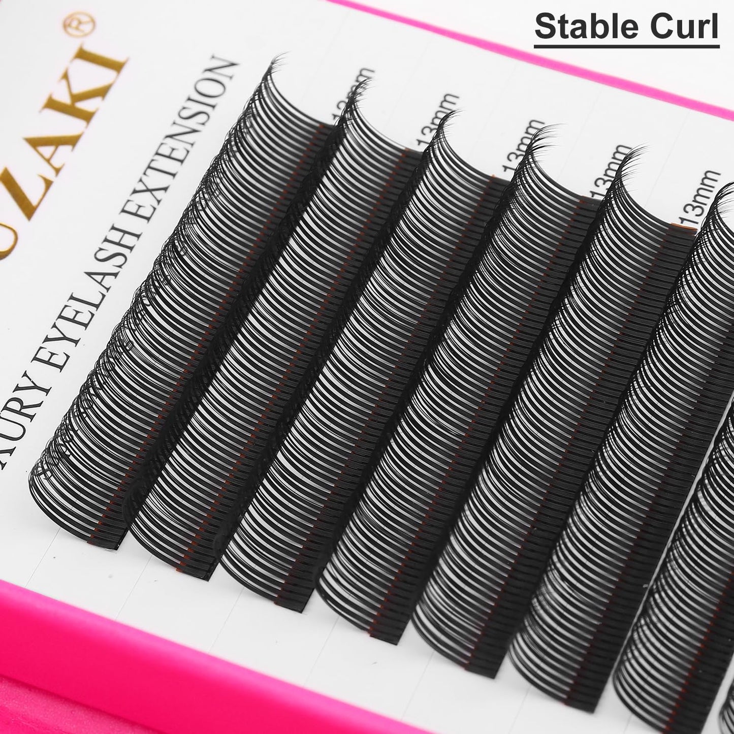 5D Flower Lash Extensions Spikes Lashes 0.07 Matte Black C Curl Lashes 8mm Volume Eyelash Extension Lash Trays Professional Use(5D Flower,0.07-C,8mm)