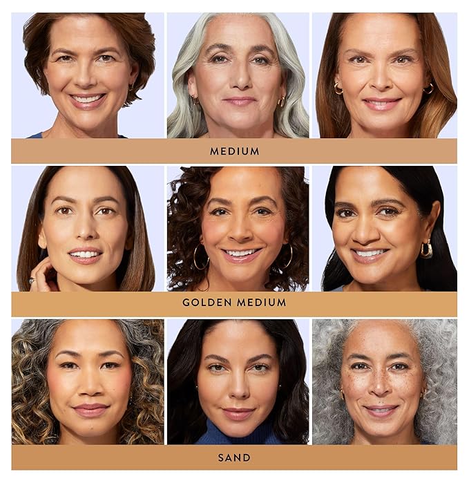 LAURA GELLER NEW YORK Baked Balance-n-Brighten Foundation with Kabuki Brush Makeup Set, Medium