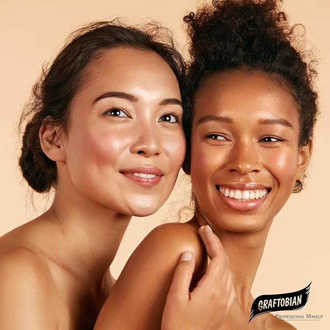 Graftobian HD Glamour Crème Foundation 1/2oz, Weightless Full Coverage Makeup, 65 Inclusive Shades, For All Skin Types, Natural or Full-Glam Looks, For Professionals and Beginners, Cedar Spice
