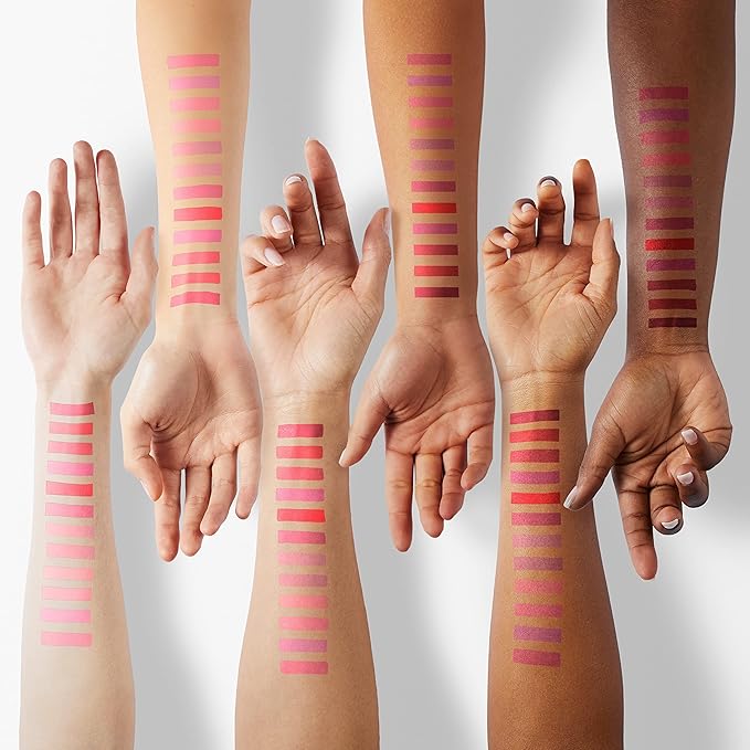 12 Colors Matte Liquid Lipstick Kit, Long Lasting Lip Tint, Waterproof Lip Stain, Non-Stick Cup Quick-dry Velvet Nude to Red Lipstick Makeup Set, Up to 24H Wear (SET B)