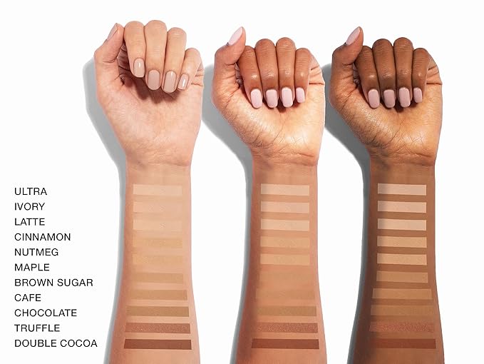 bellapierre Compact Mineral Foundation SPF 15 | Vegan & Cruelty Free Natural Makeup | Full Coverage Matte Foundation | Hypoallergenic | Oil & Talc Free - 0.35 Oz - Chocolate Truffle