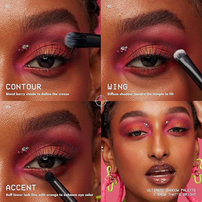 NYX PROFESSIONAL MAKEUP, Ultimate Shadow Palette, Eyeshadow Palette - I Know That's Bright